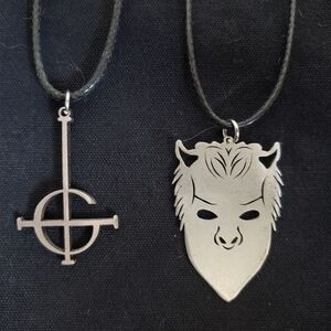 GHOST Leather Chorded Necklaces